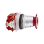 9001KR9RH6 - BOTÃO Ø30MM METÁLICO COGUMELO Ø41MM EMPURRARPUXAR VERMELHO NF