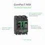C25V3TM200 - DISJUNTOR NSX250HB1 TM200D 3P3D