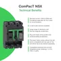 C63H4 - ESTRUTURA DISJUNTOR NSX630H TETRAPOLAR SCHNEIDER