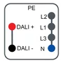 KBC10DCB20 - TAP OFF UNIT CANALIS KB 10A POLARITY L+N+PE/2L+PE WITH PHASE SELECTION DIRECT CONNECTION