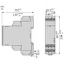RE22R1KMR - RELÉ TEMPORIZADOR MODULAR 5A 1NAF 0 05S 10MIN ATRASO NA DESENERGIZAÇÃO SEM ALIMENTAÇÃO AUXILIAR 24 240VCA CC SCHNEIDER