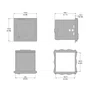 REL15002 - RELÉ DE PROTEÇÃO POWERLOGIC P1F 24 250V 3TC 1IO 0 01 2IN 0DI 4DO RS485 SCHNEIDER