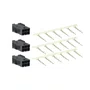 VW3M5D1A - JOGO DE CONECTORES DE POTÊNCIA SERVOMOTORES BCH2 40/60/80MM SEM FREIO