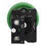 XA2EC31 - BOTÃO Ø22MM PLÁSTICO RETORNO POR MOLA COGUMELO Ø40 VERDE NA
