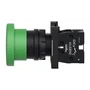 XA2EC31 - BOTÃO Ø22MM PLÁSTICO RETORNO POR MOLA COGUMELO Ø40 VERDE NA