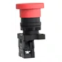 XA2EC42 - BOTÃO Ø22MM PLÁSTICO RETORNO POR MOLA COGUMELO Ø40 VERMELHO NF