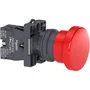 XA2EC42 - BOTÃO Ø22MM PLÁSTICO RETORNO POR MOLA COGUMELO Ø40 VERMELHO NF