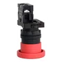 XA2EC42 - BOTÃO Ø22MM PLÁSTICO RETORNO POR MOLA COGUMELO Ø40 VERMELHO NF