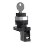 XA2EG21 - CHAVE SELETORA Ø22MM PLÁSTICA 2 POSIÇÕES FIXAS COM CHAVE NA