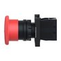 XA2ES542 - BOTAO EMERG 40MM GIRAR DESTRAV 1NF VERM.