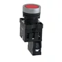 XA2EW34B1 - BOTÃO LUMINOSO Ø22MM PLÁSTICO RETORNO POR MOLA VERMELHO NA 24VCA CC