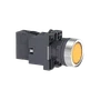 XA2EW35B1 - BOTÃO LUMINOSO Ø22MM PLÁSTICO RETORNO POR MOLA ÂMBAR NA 24VCA CC