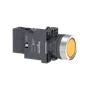 XA2EW35M1 - BOTÃO LUMINOSO Ø22MM PLÁSTICO RETORNO POR MOLA ÂMBAR NA 220VCA
