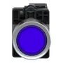 XA2EW36M1 - BOTÃO LUMINOSO Ø22MM PLÁSTICO RET MOLA AZUL NA 220VCA