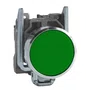 XB4BA31 - BOTAO 22MM METALICO A IMPULSAO 1NA VERDE