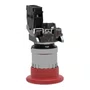XB4BS8442 -BOTÃO Ø22MM METÁLICO EMERGÊNCIA GIRAR PARA DESTRAVAR COGUMELO Ø40MM VERMELHO NF