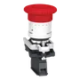 XB4BS8446 - PARADA EMERGÊNCIA DESLIGADA HARMONY XB4 METAL COGUMELO VERMELHO 40MM 22MM GATILHO TRAVA GIRAR PARA LIBERAR 1NF COM MONITORAMENTO