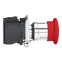 XB4BS84462 - PARADA EMERGÊNCIA DESLIGADA HARMONY XB4 METAL COGUMELO VERMELHO 40MM 22MM GATILHO TRAVA GIRAR PARA LIBERAR 2NF COM MONITORAMENTO