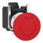XB4BS84462 - PARADA EMERGÊNCIA DESLIGADA HARMONY XB4 METAL COGUMELO VERMELHO 40MM 22MM GATILHO TRAVA GIRAR PARA LIBERAR 2NF COM MONITORAMENTO