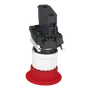 XB4BS84462 - PARADA EMERGÊNCIA DESLIGADA HARMONY XB4 METAL COGUMELO VERMELHO 40MM 22MM GATILHO TRAVA GIRAR PARA LIBERAR 2NF COM MONITORAMENTO