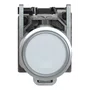 XB4BW3165 - BOTÃO LUMINOSO Ø22MM METÁLICO RETORNO POR MOLA BRANCO NA NF LÂMPADA ≤250V