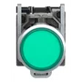 XB4BW3365 - BOTÃO LUMINOSO Ø22MM METÁLICO RETORNO POR MOLA VERDE NA NF LÂMPADA ≤250V
