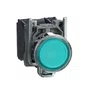 XB4BW33G5 - BOTÃO LUMINOSO Ø22MM METÁLICO RETORNO POR MOLA VERDE NA NF 110VCA