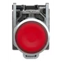 XB4BW3465 - BOTÃO LUMINOSO Ø22MM METÁLICO RETORNO POR MOLA VERMELHO NA NF LÂMPADA ≤250V