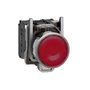 XB4BW34B5 - BOTAO 22MM METALICO LUMINOSO LED 24VCA CC VERMELHO