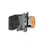 XB4BW3565 - BOTÃO LUMINOSO Ø22MM METÁLICO RETORNO POR MOLA LARANJA NA NF LÂMPADA ≤250V