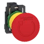 XB5AS8446 - PARADA EMERGÊNCIA DESLIGADA HARMONY XB4 METAL COGUMELO VERMELHO 40MM 22MM GATILHO TRAVA GIRAR PARA LIBERAR 2NF COM MONITORAMENTO