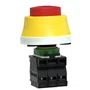 XB5AS84W3B41 - BOTÃO DE PARADA DE EMERGÊNCIA LUMINOSO PLÁSTICO Ø22MM GIRAR PARA DESTRAVAR LED BRANCO VERMELHO 24VCA CC NA 2NF