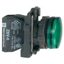 XB5AV63 - SINALIZADOR MODULAR Ø22MM PLÁSTICO PARA LÂMPADA BA9S VERDE ≤250V