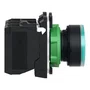 XB5AW3365 - BOTÃO LUMINOSO Ø22MM PLÁSTICO RETORNO POR MOLA VERDE NA NF LÂMPADA ≤250V
