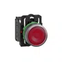 XB5AW34M5 - BOTÃO LUMINOSO Ø22MM PLÁSTICO RETORNO POR MOLA VERMELHO NA NF 230VCA