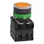 XB5AW35B5 - BOTÃO LUMINOSO Ø22MM PLÁSTICO RETORNO POR MOLA LARANJA NA NF 24VCA CC