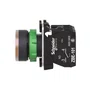 XB5AW35B5 - BOTÃO LUMINOSO Ø22MM PLÁSTICO RETORNO POR MOLA LARANJA NA NF 24VCA CC