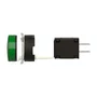 XB6AV3BB - SINALIZADOR Ø16MM PLÁSTICO REDONDO VERDE 12  24VCA CC