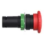 XB7ES542P - BOTÃO MONOBLOCO Ø22MM PLÁSTICO EMERGÊNCIA COGUMELO Ø40 VERMELHO NF