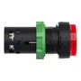 XB7NW34B2 - BOTÃO LUMINOSO Ø22MM PLÁSTICO RETORNO POR MOLA VERMELHO NF 24VCA/CC