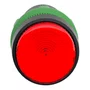 XB7NW34B2 - BOTÃO LUMINOSO Ø22MM PLÁSTICO RETORNO POR MOLA VERMELHO NF 24VCA/CC