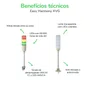 XVGB3SH - COL LUM PREMON 3 COR TUBO ALUM PLACA FIX