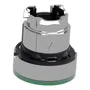 ZB4BA38 - CABEÇOTE PARA BOTÃO LUMINOSO Ø22MM METÁLICO FACEADO RETORNO POR MOLA VERDE