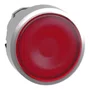ZB4BA48 - CABEÇOTE PARA BOTÃO LUMINOSO Ø22MM METÁLICO FACEADO RETORNO POR MOLA VERMELHO