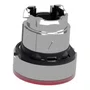 ZB4BA48 - CABEÇOTE PARA BOTÃO LUMINOSO Ø22MM METÁLICO FACEADO RETORNO POR MOLA VERMELHO