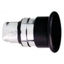 ZB4BC2 - CABEÇOTE PARA BOTÃO Ø22MM METÁLICO RETORNO POR MOLA COGUMELO Ø40MM PRETO