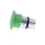 ZB4BC3 - CABEÇOTE PARA BOTÃO Ø22MM METÁLICO RETORNO POR MOLA COGUMELO Ø40MM VERDE