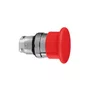 ZB4BC4 - CABEÇOTE PARA BOTÃO Ø22MM METÁLICO RETORNO POR MOLA COGUMELO Ø40MM VERMELHO