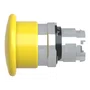 ZB4BC5 - CABEÇOTE PARA BOTÃO Ø22MM METÁLICO RETORNO POR MOLA COGUMELO Ø40MM AMARELO
