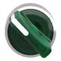 ZB4BK1233 - CABEÇOTE PARA CHAVE SELETORA LUMINOSA Ø22MM METÁLICO 2 POSIÇÕES FIXAS VERDE
